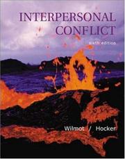 Cover of: Interpersonal conflict by William W. Wilmot