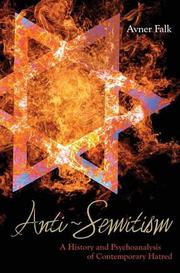 Cover of: Anti-semitism by Avner Falk