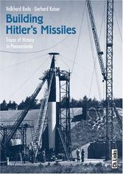 Cover of: Building Hitler's missiles by Volkhard Bode