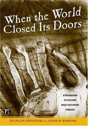 Cover of: When the World Closed Its Doors: Struggling to Escape Nazi-occupied Europe