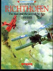 Cover of: Manfred von Richthofen by edited by David Baker.