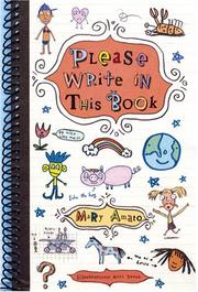 Please write in this book by Mary Amato