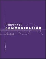 Cover of: Corporate Communication | Paul A. Argenti