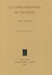 Cover of: Le concordanze di Ticonio