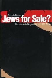 Cover of: Jews for sale?: Nazi-Jewish negotiations, 1933-1945