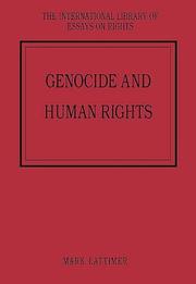 Cover of: Genocide and human rights