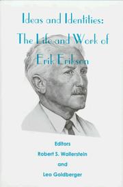 Cover of: Ideas and identities: the life and work of Erik Erikson