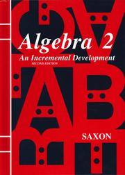 Cover of: Holt Algebra 2 Teacher's Edition