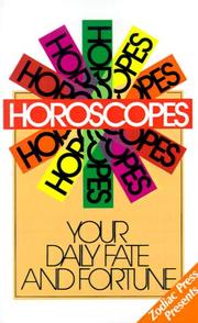 Cover of: Horoscopes by Zodiac Press