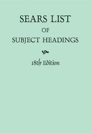Cover of: Sears List of Subject Headings