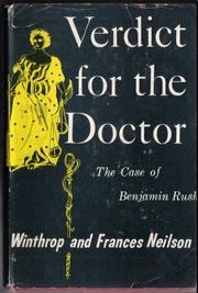 Cover of: Verdict for the doctor: the case of Benjamin Rush
