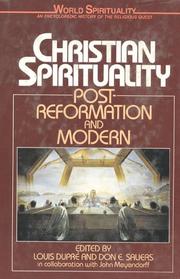 Cover of: Christian Spirituality V03 (World Spirituality) | Louis Dupre