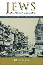 Cover of: Jews and other Germans by Till van Rahden, Till van Rahden