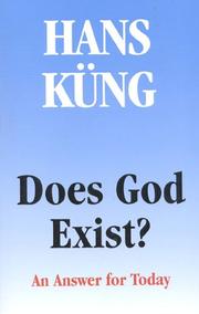 Cover of: Does God exist? by Hans Küng