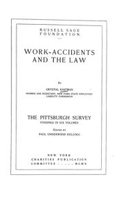 Cover of: Work-accidents and the law