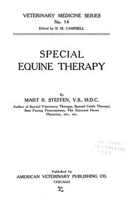 Cover of: Special equine therapy