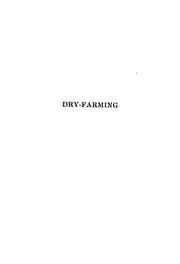 Cover of: Dry-farming by Macdonald, William