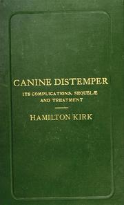 Cover of: Canine distemper | Hamilton Kirk