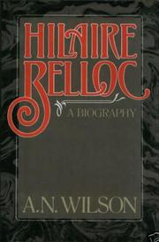 Cover of: Hilaire Belloc