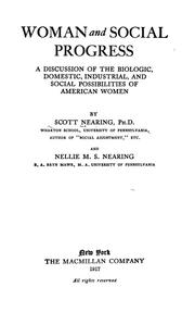 Cover of: Woman and social progress by Nearing, Scott