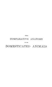 Cover of: The comparative anatomy of the domesticated animals by Chauveau, A.