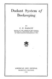 Cover of: Dadant system of beekeeping by Camille Pierre Dadant