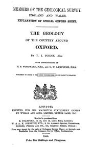 Cover of: The geology of the country around Oxford