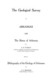 Cover of: The slates of Arkansas by Arkansas. State Geologist