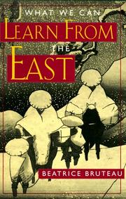 Cover of: What we can learn from the East