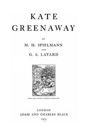 Cover of: Kate Greenaway by Marion Spielmann