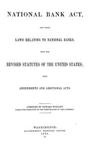 Cover of: The National Bank Act by United States, United States