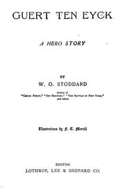 Cover of: Guert Ten Eyck by William Osborn Stoddard