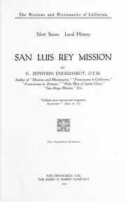 Cover of: San Luis Rey mission