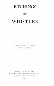 Etchings by Whistler