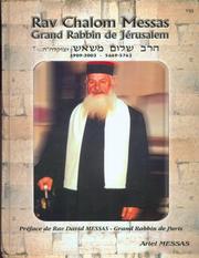 Rav Chalom Messas by Ariel Messas