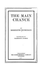 Cover of: The main chance by Meredith Nicholson