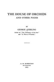 Cover of: The House of Orchids: and other poems