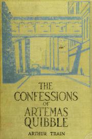 Cover of: The confessions of Artemas Quibble