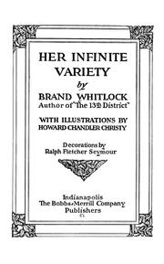 Cover of: Her infinite variety