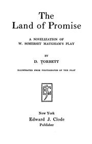 Cover of: The land of promise by D. Torbett