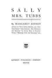 Cover of: Sally, Mrs. Tubbs