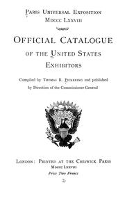 Cover of: Official Catalogue of the United States Exhibitors