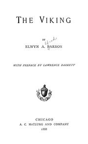 Cover of: The viking by Elwyn Alfred Barron