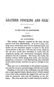 Cover of: Leather stocking and silk by John Esten Cooke