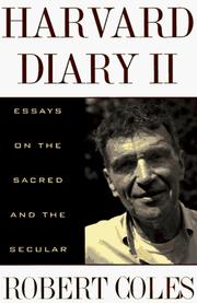 Harvard Diary II by Robert Coles