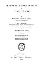 Cover of: Personal recollections of Joan of Arc by Mark Twain