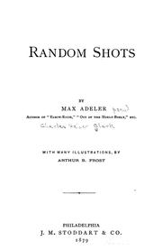Cover of: Random shots by Charles Heber Clark