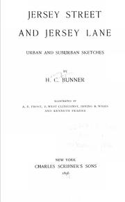 Cover of: Jersey street and Jersey lane: urban and suburban sketches