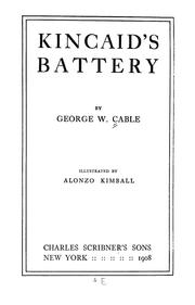 Cover of: Kincaid's battery