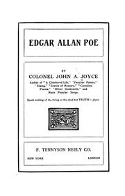 Cover of: Edgar Allan Poe